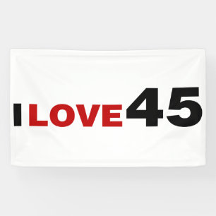 I Liebe 45 Banner