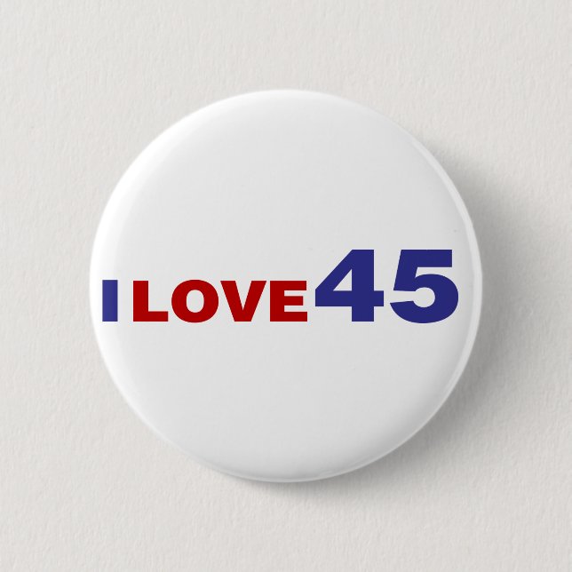 I Liebe 45 Button (Vorderseite)