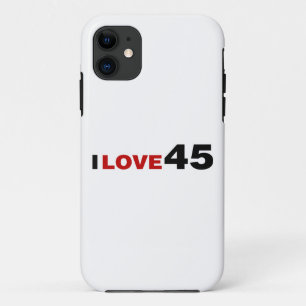 I Liebe 45 Case-Mate iPhone Hülle