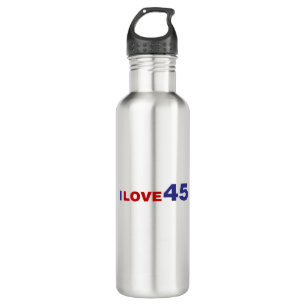 I Liebe 45 Edelstahlflasche