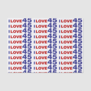 I Liebe 45 Seidenpapier