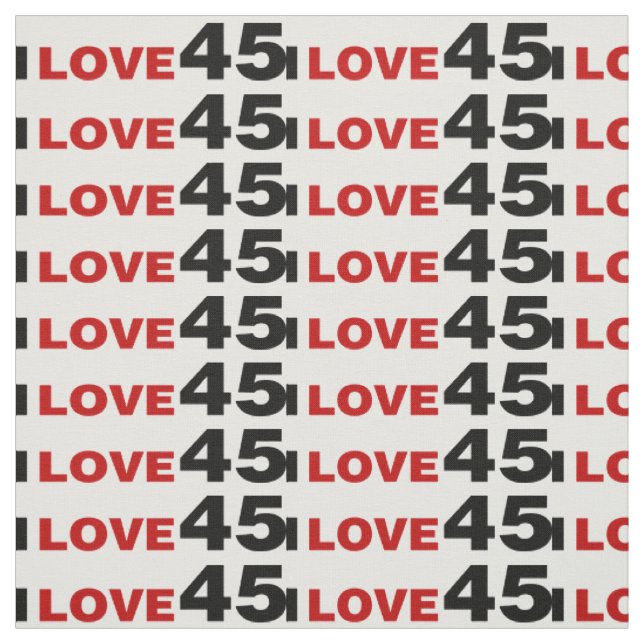 I Liebe 45 Stoff (Muster)
