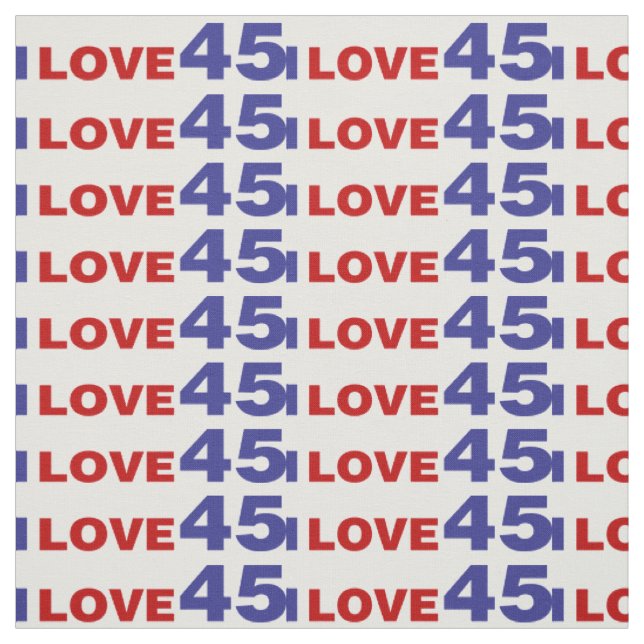 I Liebe 45 Stoff (Muster)