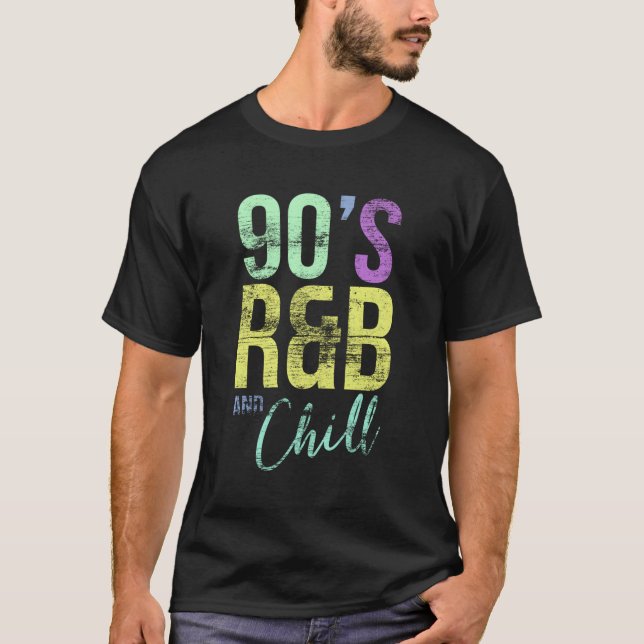 I Liebe 90er RB Chill Rb Hip Hop Music T-Shirt (Vorderseite)