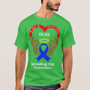 I Liebe a Heart Angel HLHS Verbreitung CHD Bewusst T-Shirt