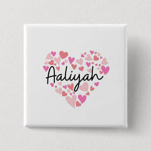 I Liebe Aaliyah Button