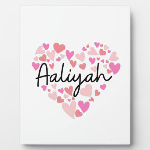 I Liebe Aaliyah Fotoplatte