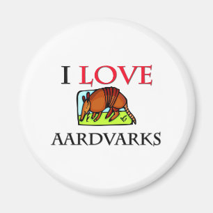 I Liebe Aardvarks Magnet
