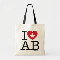 I LIEBE AB | I Liebe Alberta Canada Custom Toe Bag