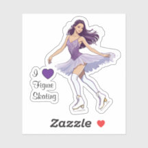 I Liebe Abbildung Skaten Aufkleber für benutzerdef