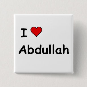 I Liebe Abdullah Button
