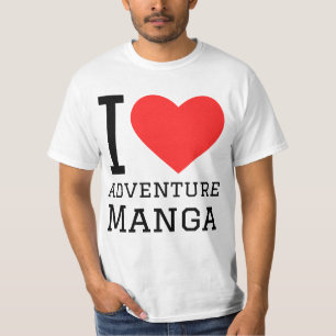 I Liebe Abenteuer Manga T-Shirt