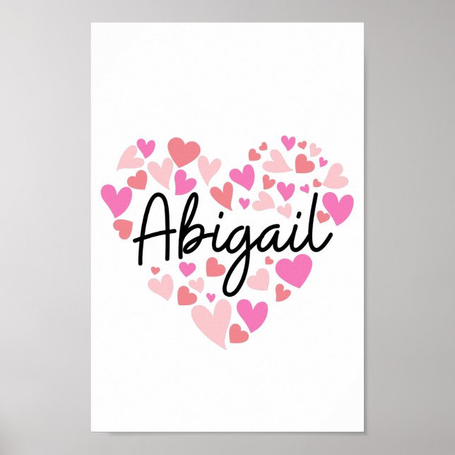 I Liebe Abigail Poster (Vorne)