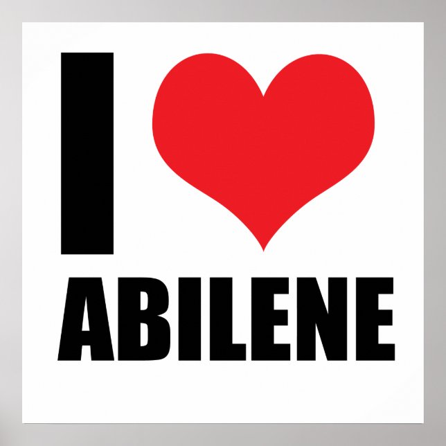 I Liebe Abilene Poster (Vorne)