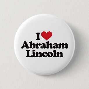 I Liebe Abraham Lincoln Button