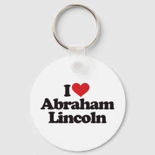 I Liebe Abraham Lincoln Schlüsselanhänger