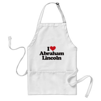 I Liebe Abraham Lincoln Schürze