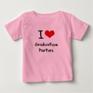 I Liebe-Abschluss-Partys Baby T-shirt