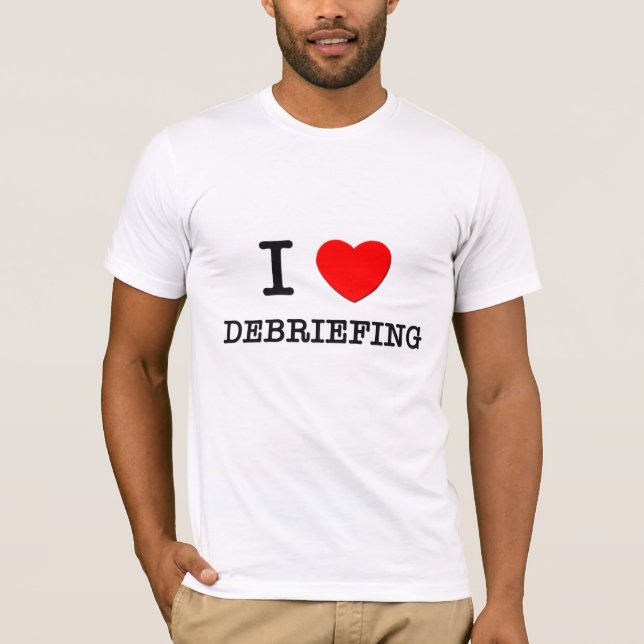 I Liebe-Abschlussbesprechung T-Shirt (Vorderseite)