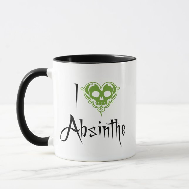 I Liebe Absinthe Tasse (Links)