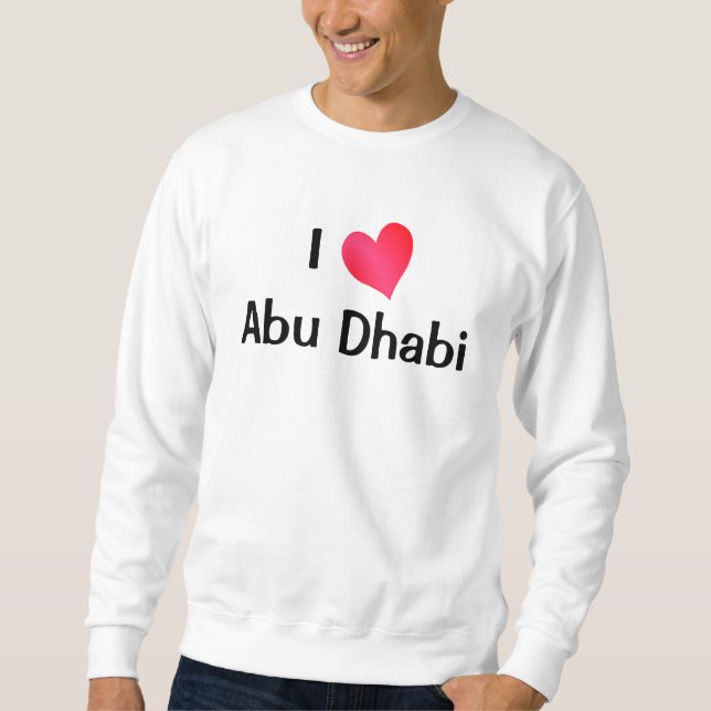 I Liebe Abu Dhabi Sweatshirt (Vorderseite)