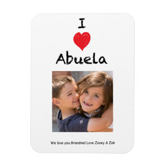I Liebe Abuela Foto Magnet Keepake