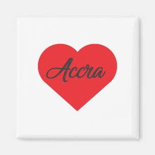 I Liebe Accra - Ghana Magnet