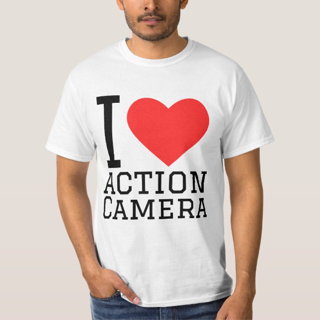I Liebe Action Camera T-Shirt (Vorderseite)