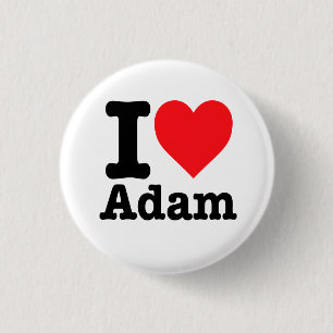 "I Liebe Adam" Button