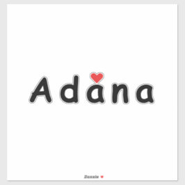 I Liebe Adana Aufkleber