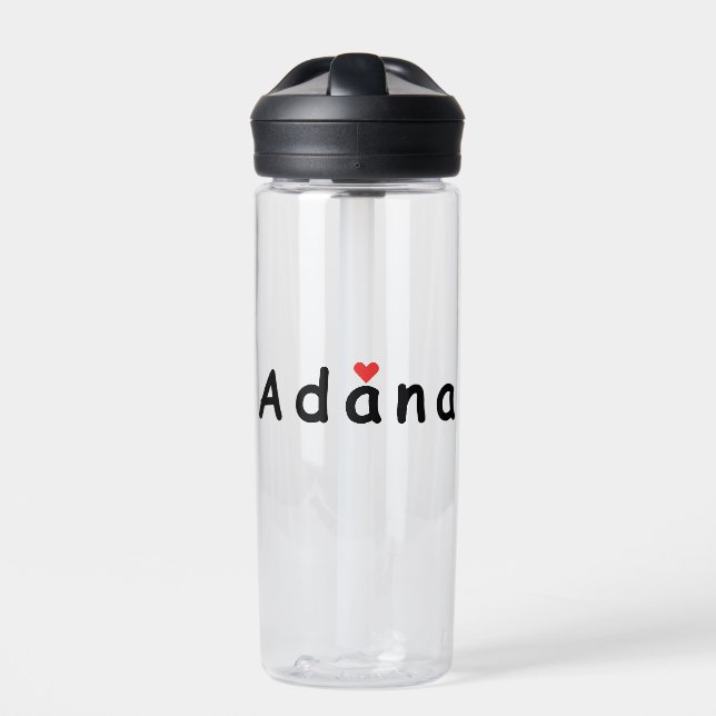 I Liebe Adana Trinkflasche (Vorderseite)