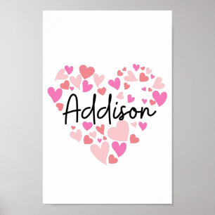 I Liebe Addison Poster