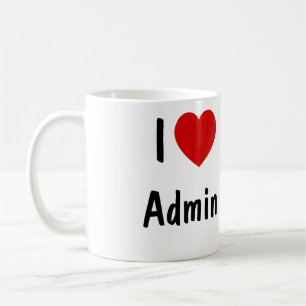 I Liebe Admin Kaffeetasse