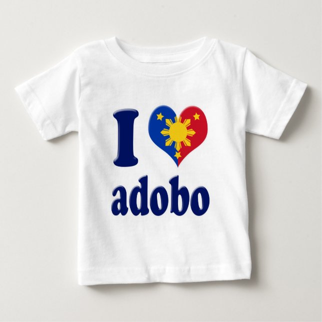 I Liebe Adobong Pinoy Baby T-shirt (Vorderseite)