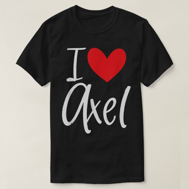 I Liebe Ael Name Personalisiert Girl BESTE FREUNDI T-Shirt (Design vorne)
