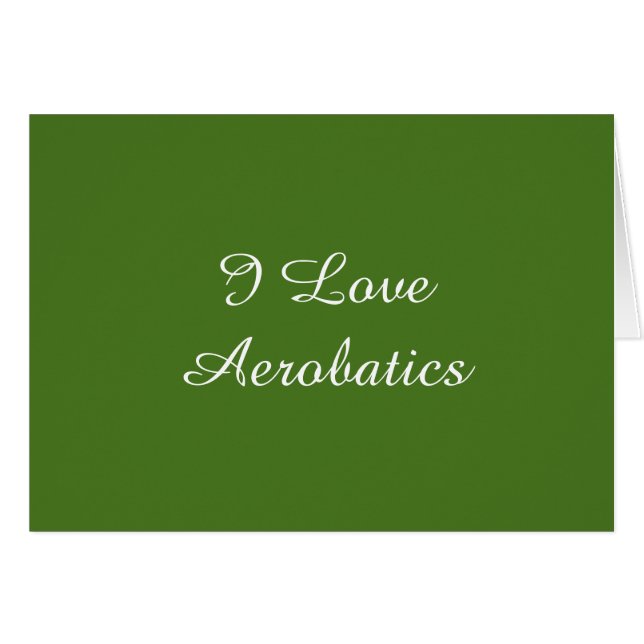 I Liebe Aerobatik (Vorderseite (Horizontal))