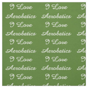 I Liebe Aerobatik Stoff