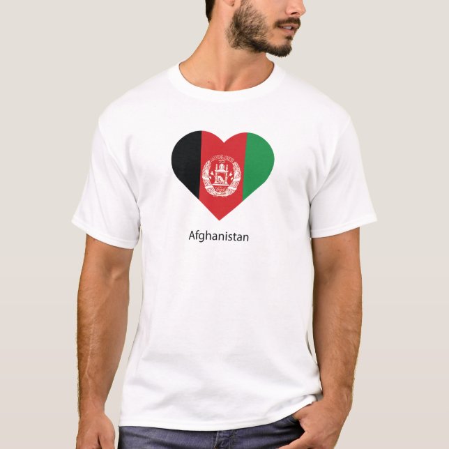 I Liebe Afghanistan T-Shirt (Vorderseite)