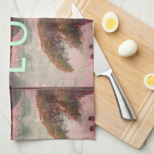 I Liebe Afrika Kilimanjaro Geschirrtuch