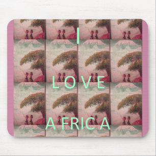 I Liebe Afrika - Kulturlandschaftsmuster Mousepad