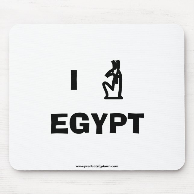 I Liebe Ägypten Mousepad (Vorne)