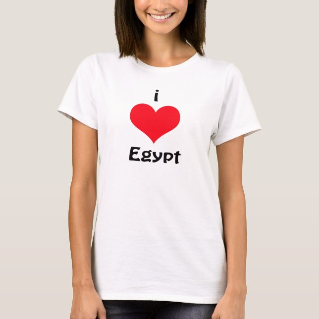 I Liebe Ägypten T-Shirt (Vorderseite)