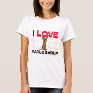 I Liebe-Ahorn-Sirup T-Shirt
