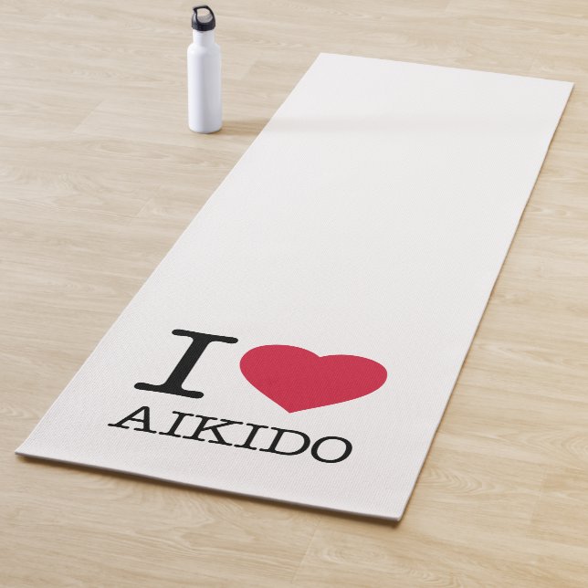 I LIEBE AIKIDO YOGAMATTE (Beispiel)