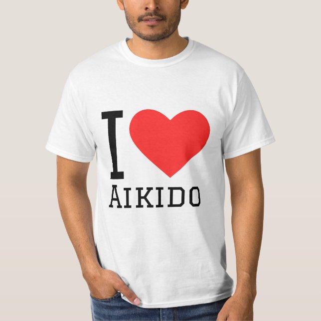 I Liebe Akido T-Shirt (Vorderseite)