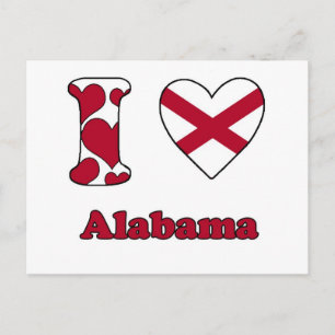 I Liebe Alabama Postkarte