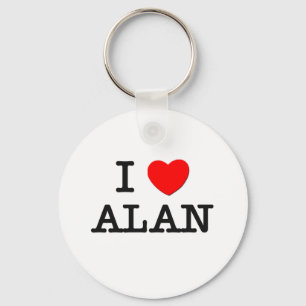 I Liebe Alan Schlüsselanhänger