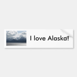I Liebe Alaska! Autoaufkleber