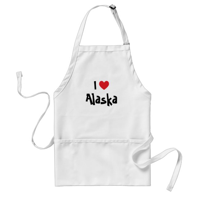 I Liebe Alaska Schürze (Vorne)