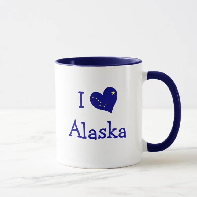 I Liebe Alaska Tasse (Rechts)